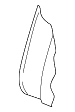 5GM885775H - Body: Seat Back Pad for Volkswagen: Golf Alltrack, Golf SportWagen Image