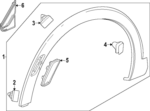 Exterior Trim - Fender for 2025 Buick Envista #0