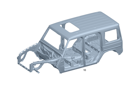 Body-in-White for 2025 Mercedes-Benz G580 #0