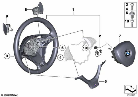 Steering Wheel for 2009 BMW X6 M #0