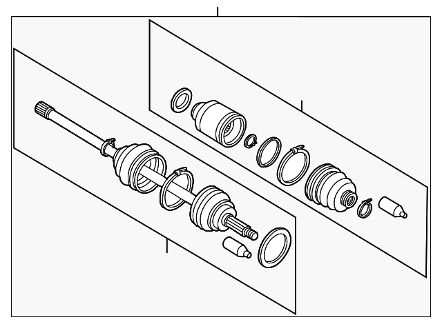 イツキページ 2004-2006 Subaru Impreza Axle Assembly 28321FE181 | OEM Parts Online