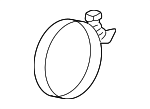 9611110850 - Engine: Air Hose Clamp for Scion: tC | Toyota: Avalon, Camry, Celica, Corolla, Corolla Cross, Crown, Crown Signia, Grand Highlander, Highlander, Matrix, RAV4, RAV4 Prime, Sienna, Venza Image