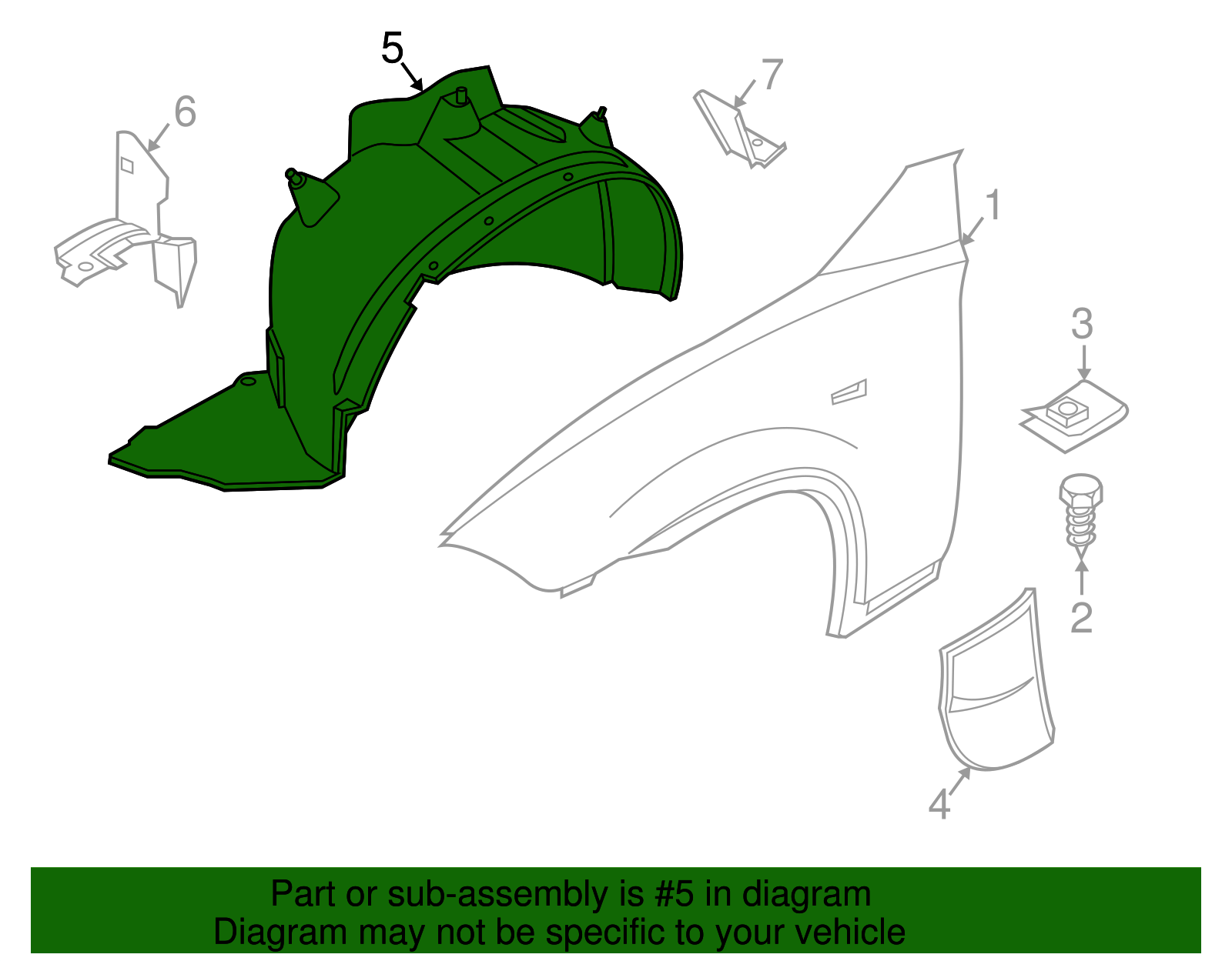 Fender Liner - BMW (51713400053)