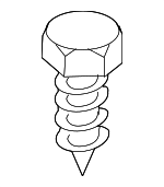 7143421225 - Body: Fender Assembly Screw for BMW: 323Ci, 323i, 325Ci, 325i, 325xi, 328Ci, 328i, 330Ci, 330i, 330xi, M3, X3, X5 Image