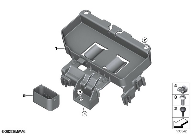 61211728823 - : Battery Carrier for BMW-Motorrad Image