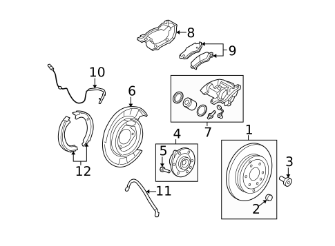Brake Hydraulics for 2010 Buick Enclave #0
