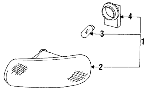 Side Marker Lamps for 1997 Toyota Supra #1