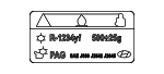 97699CU590 - Body: AC Label for Hyundai Image