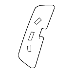 LR084717 - Body: Seat Back Frame Outer Support for Land-Rover Image