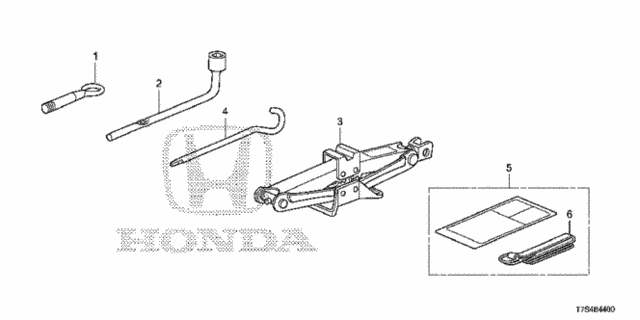 Tools - Jack for 2019 Honda HR-V #0