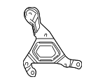 88171F4010 - Body: Mount Bracket for Toyota: C-HR Image