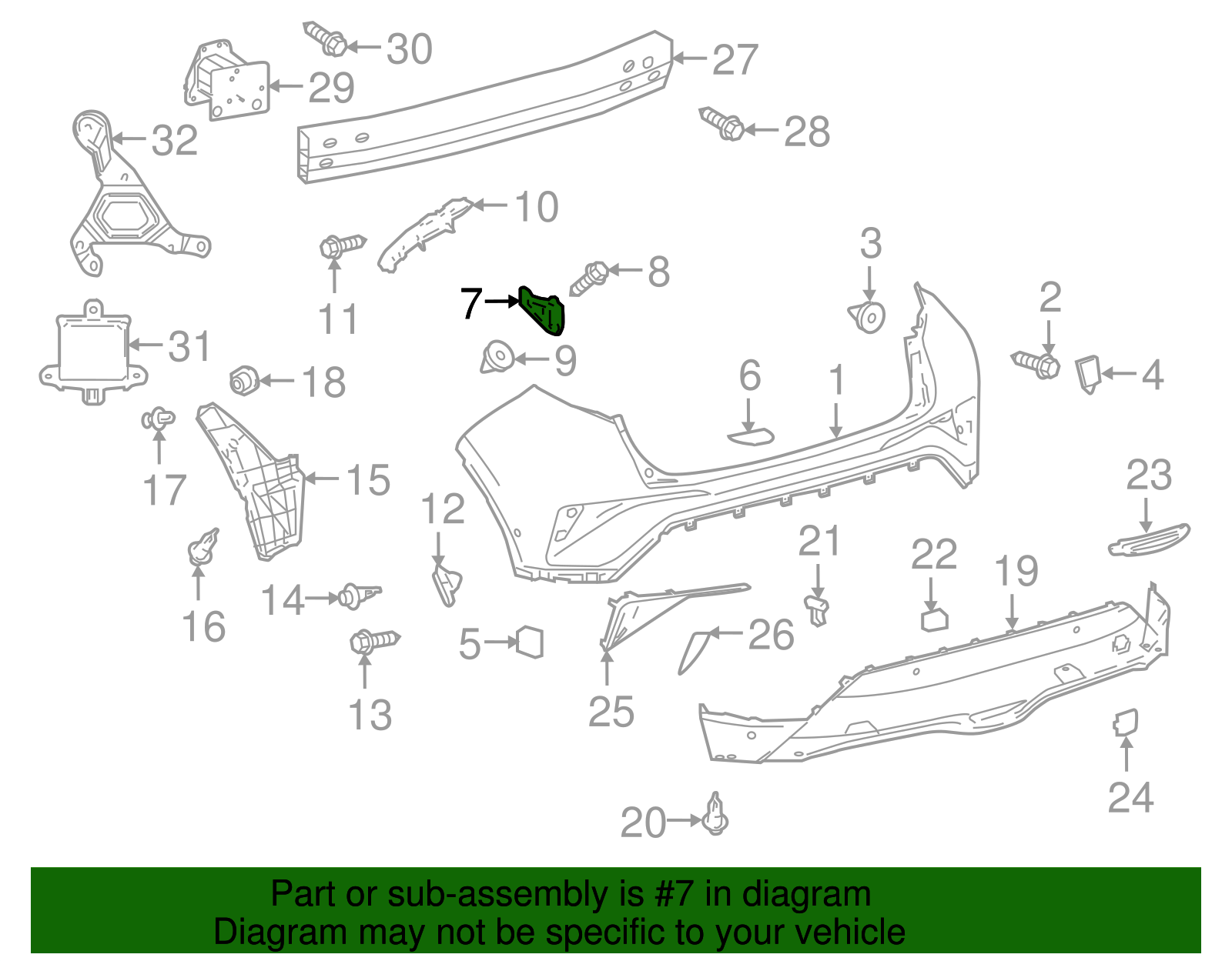 52563-F4010 - High-Quality Bumper Guide for 2018-2022 Toyota C-HR ...