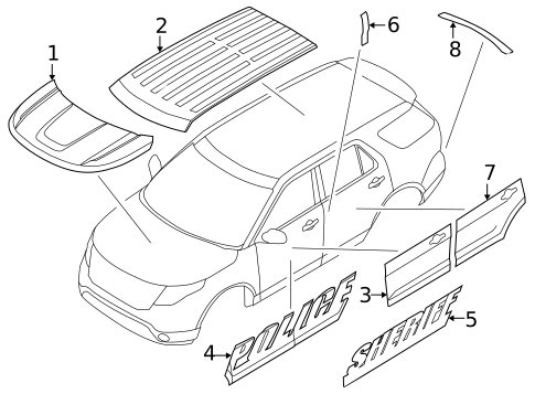 Decals for 2013 Ford Police Interceptor Utility #0