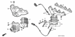90015PT0J00 - Engine: BOLT-WASHER (8X14) for Honda Image