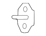 72135SDAA01 - Body: Door Lock Striker Plate for Acura Image