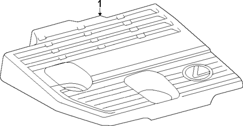 Engine Appearance Cover for 2025 Lexus RX350h #0