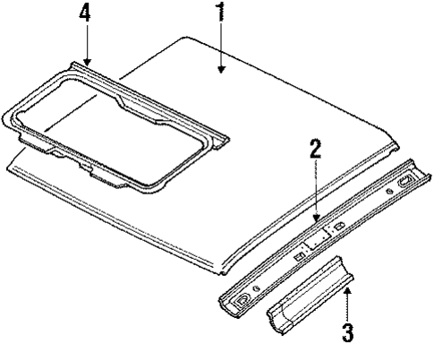Cab Roof for 1992 Isuzu Pickup #0