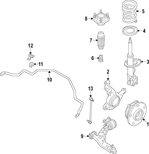 Front Suspension for 2019 Mazda CX-9 | Mazda-Parts