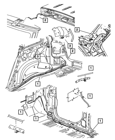 Windshield Wiper and Washer Systems for 2004 Chrysler Pacifica #2