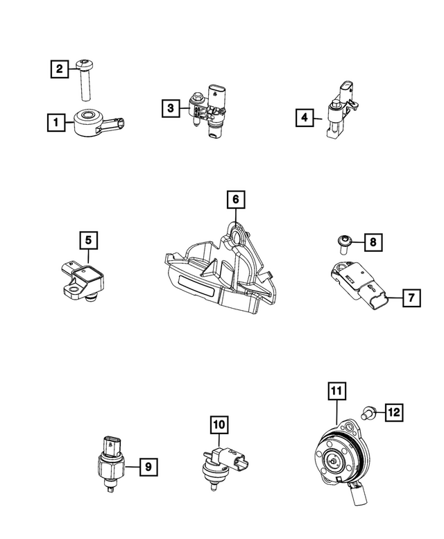 « 68629640AA –  : Pression D`huile Manocontact pour Mopar Image »