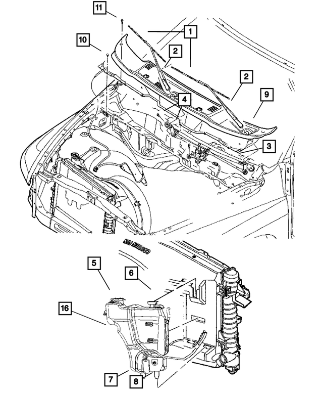 6104507AA - Wiper/Lock Cylinder and Keys: Pan Head Screw for Mopar Image