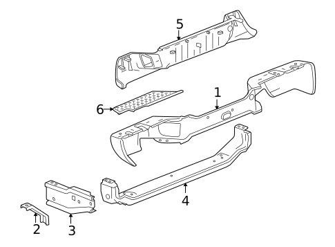 Bumper & Components - Rear for 2006 Isuzu i-280 #0