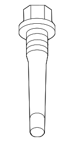 57376SNAA00 - Electrical: Mount Bracket Bolt for Honda: Accord, Accord Crosstour, Civic, CR-V, CR-Z, Crosstour, Fit, HR-V, Insight, Odyssey, Passport, Pilot, Ridgeline Image