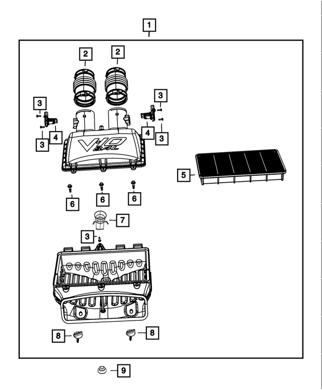 5038304AA - Fuel: Drain Tube for Mopar Image image