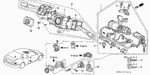 35117SH3013 - Electrical/Exhaust/Heater/Fuel: KEY, BLANK PLASTIC MASTER (46.2MM) for Honda Image