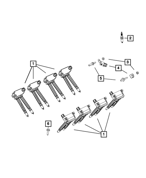 Ignition, Spark Plugs, Cables, Coils, and Glow Plugs for 2020 Ram 1500 #0