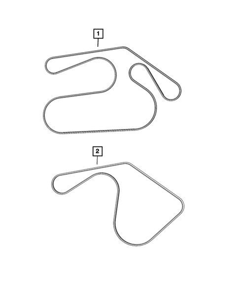Drive Belts for 2024 Chrysler Voyager #0
