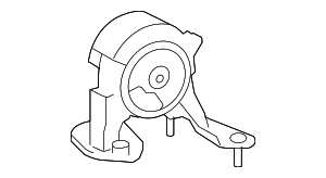 1237122240 - Engine: Insulator,  Engine Mounting,  Rear for Scion: xB Image