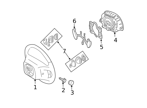 Switches, Solenoids & Actuators for 2004 Mercury Marauder #1