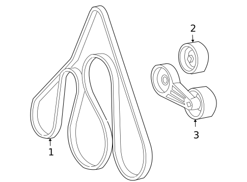 Belts & Pulleys for 2005 Ford F-350 Super Duty #0