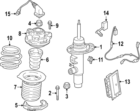 Struts & Components for 2021 BMW M3 #0