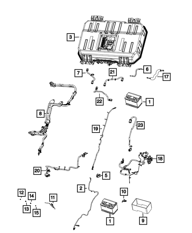 56029635AC - Electrical: Storage Battery for Mopar Image image