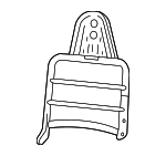 F75Z7861019BA - Body: Seat Back Frame for Ford: F-150, F-150 Heritage Image