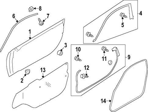 Door & Components for 2022 Subaru BRZ #0