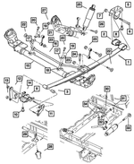 4743551AB - : Front  Spring Hanger for Mopar Image