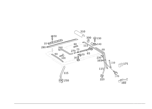Cable, Sliding Rails for 2018 Mercedes-Benz G63 AMG #0