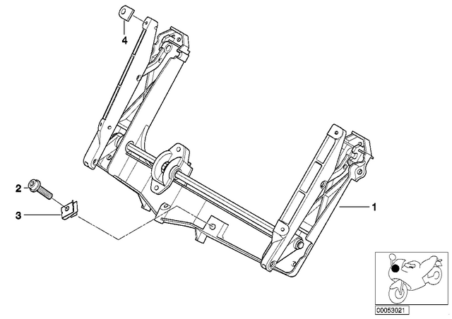 46632307916 - : Windshield Adjustment With Electronic Motor for BMW-Motorrad Image