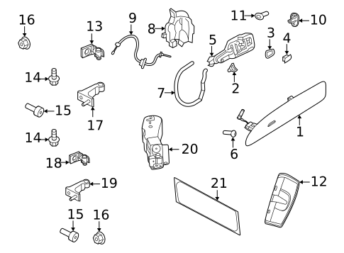 Lock & Hardware for 2022 Porsche Taycan #1