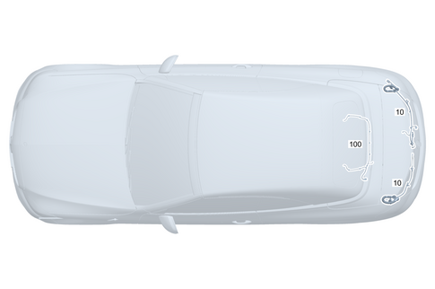 Trunk and Trunk Lid Wiring Harness for 2016 Mercedes-Benz C63 AMG S #0