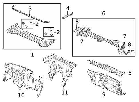 Cowl for 2025 Acura RDX #0