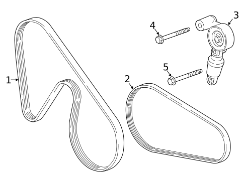 Belts & Pulleys for 2022 Chevrolet Camaro #0