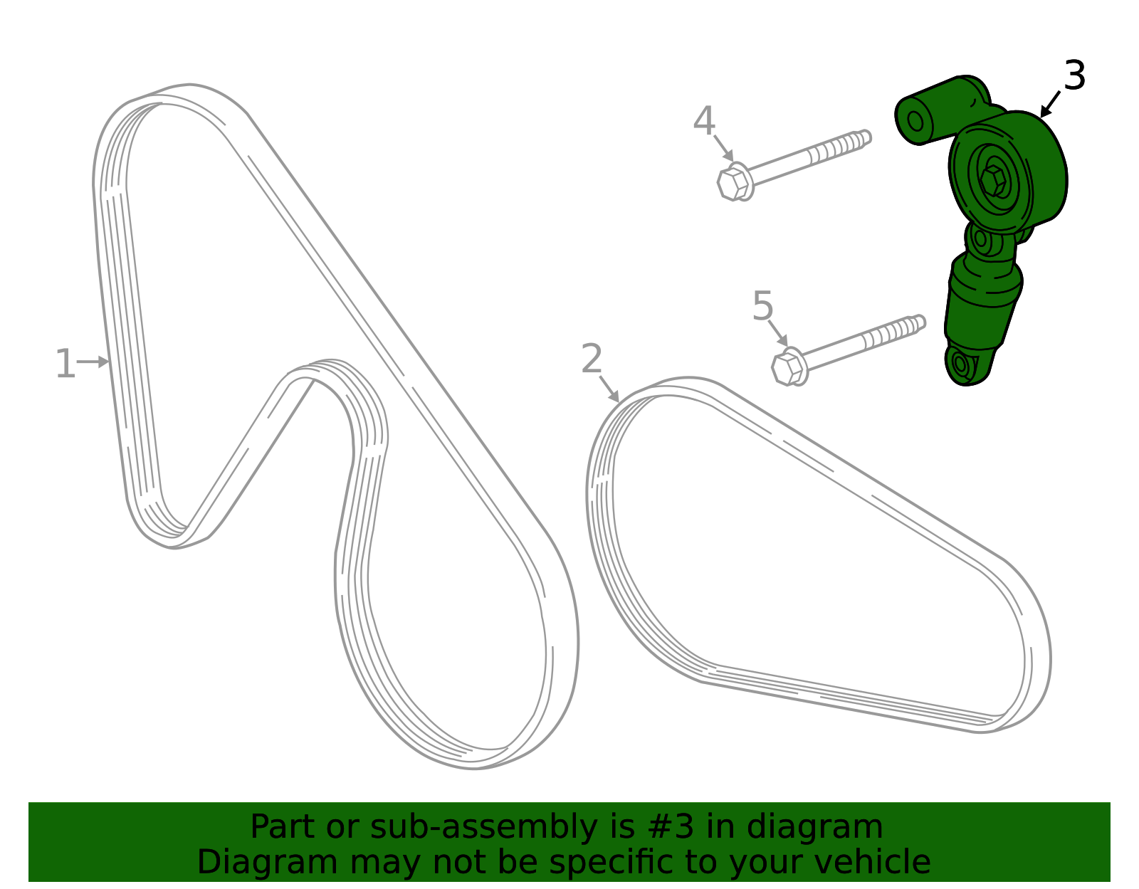 MICHELIN Serpentine Belt Tensioner SMAMP40384