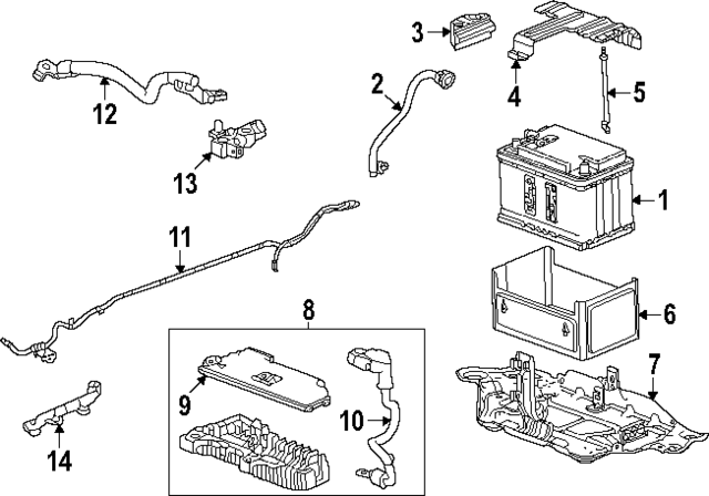 86520407 - : Battery Cover for GM Image