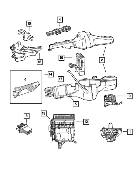 Air Conditioner and Heater Units for 2002 Chrysler Voyager #2