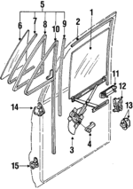 8941831380 - : Glass for Isuzu Image