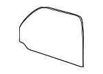 F57Z7821411A - Body: Door Glass for Ford: Explorer, Explorer Sport Trac | Mercury: Mountaineer Image